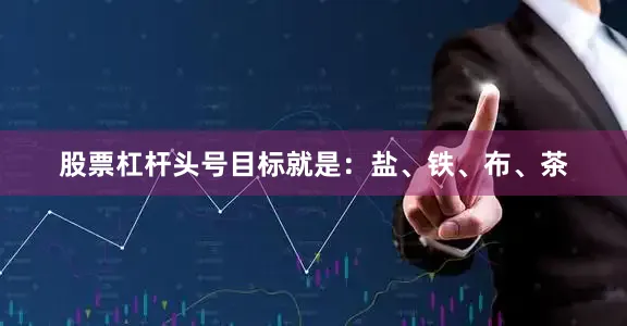 股票杠杆头号目标就是：盐、铁、布、茶